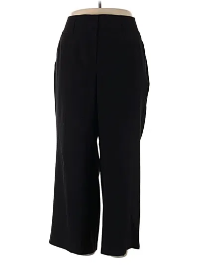 Pre-owned Lane Bryant Dress Pants In Black