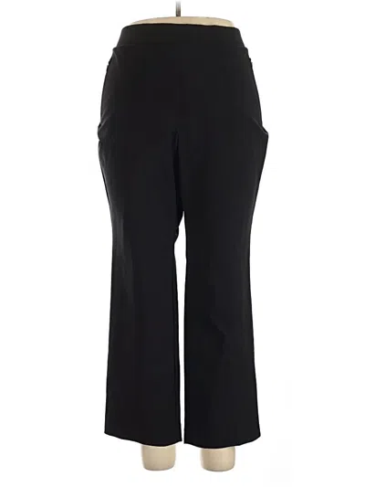 Pre-owned Lane Bryant Dress Pants In Black