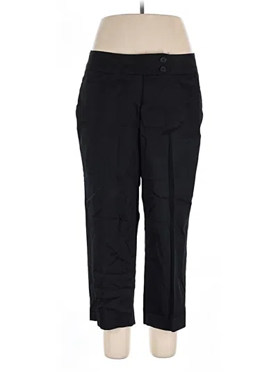 Pre-owned Lane Bryant Dress Pants In Black