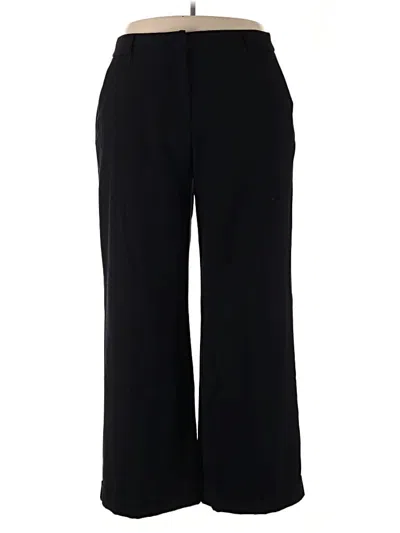 Pre-owned Lane Bryant Dress Pants In Black