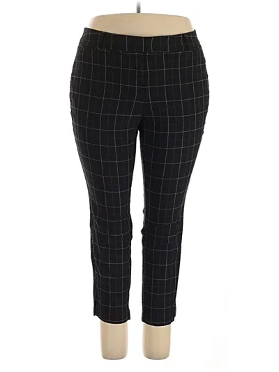 Pre-owned Lane Bryant Dress Pants In Black