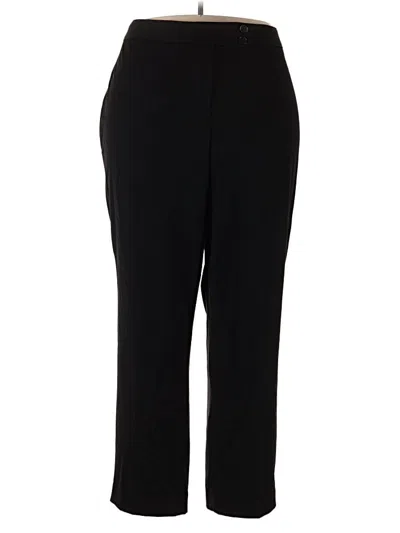 Pre-owned Lane Bryant Dress Pants In Black