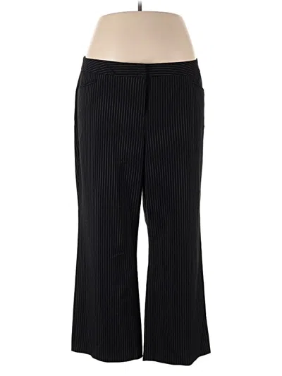 Pre-owned Lane Bryant Dress Pants In Black
