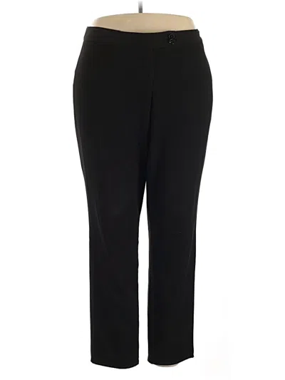 Pre-owned Lane Bryant Dress Pants In Black