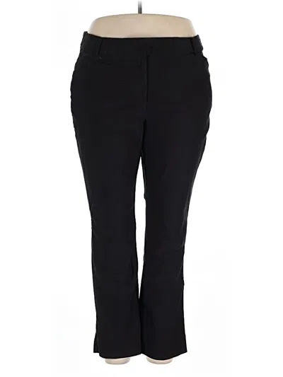 Pre-owned Lane Bryant Dress Pants In Black