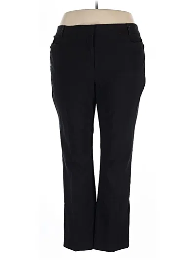 Pre-owned Lane Bryant Dress Pants In Black
