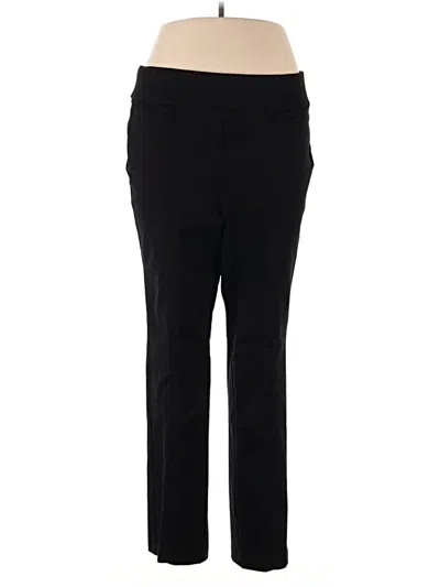 Pre-owned Lane Bryant Dress Pants In Black