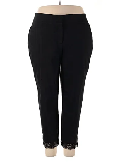 Pre-owned Lane Bryant Dress Pants In Black