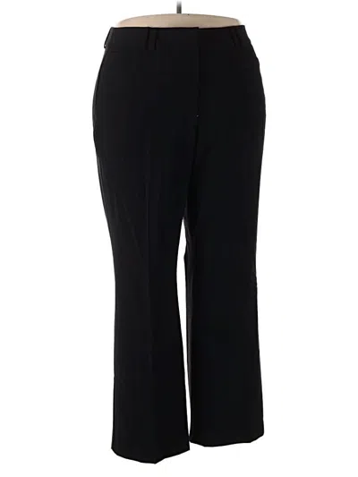 Pre-owned Lane Bryant Dress Pants In Black