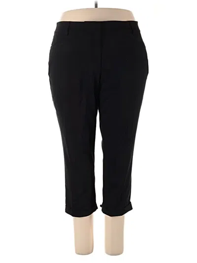 Pre-owned Lane Bryant Dress Pants In Black