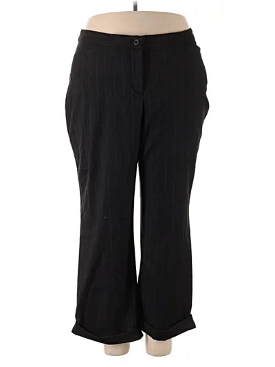 Pre-owned Lane Bryant Dress Pants In Black