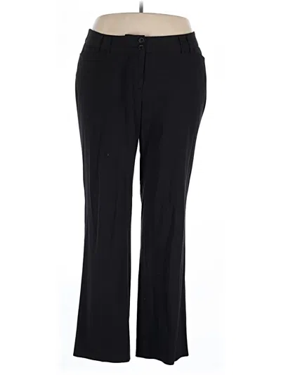 Pre-owned Lane Bryant Dress Pants In Black