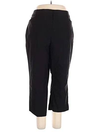 Pre-owned Lane Bryant Dress Pants In Black