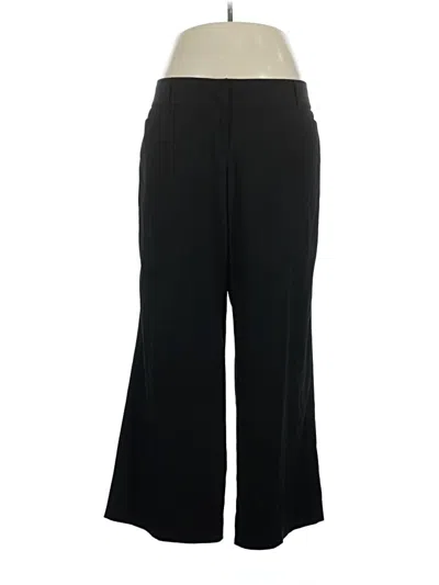 Pre-owned Lane Bryant Dress Pants In Black