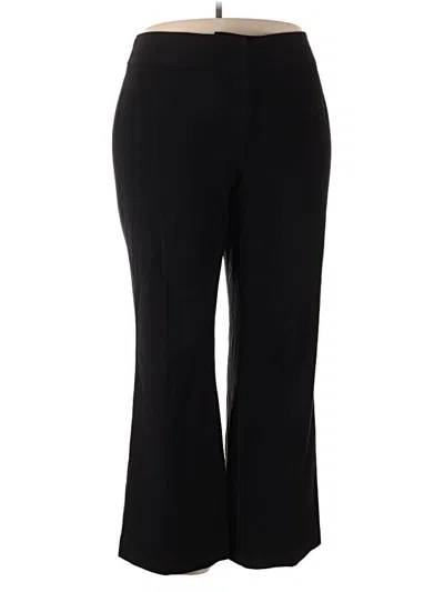 Pre-owned Lane Bryant Dress Pants In Black