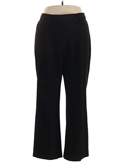 Pre-owned Lane Bryant Dress Pants In Black