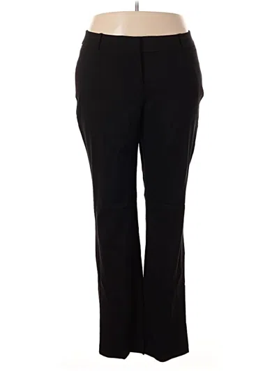Pre-owned Lane Bryant Dress Pants In Black