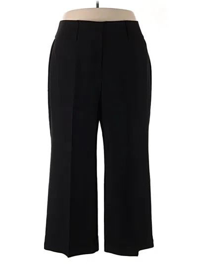 Pre-owned Lane Bryant Dress Pants In Black