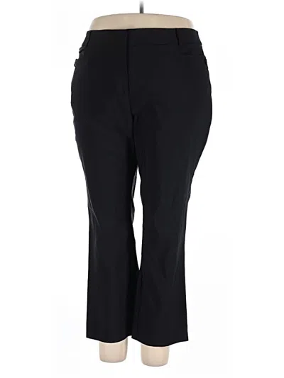 Pre-owned Lane Bryant Dress Pants In Black