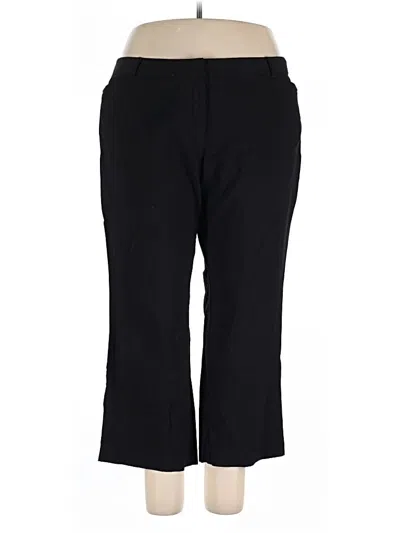 Pre-owned Lane Bryant Dress Pants In Black