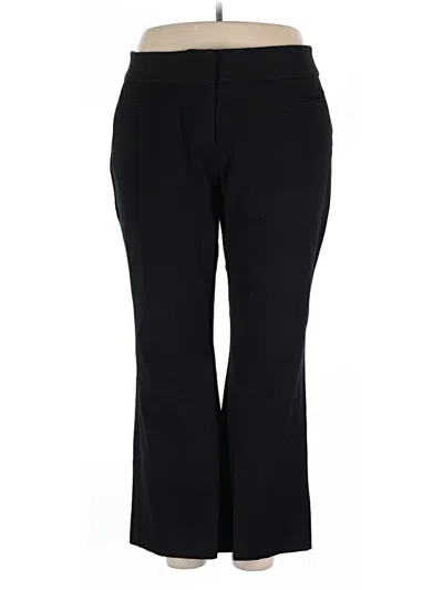 Pre-owned Lane Bryant Dress Pants In Black