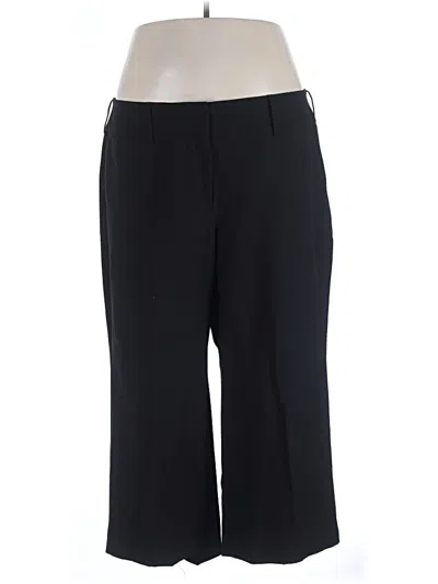 Pre-owned Lane Bryant Dress Pants In Black