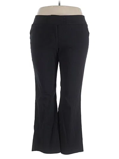 Pre-owned Lane Bryant Dress Pants In Black