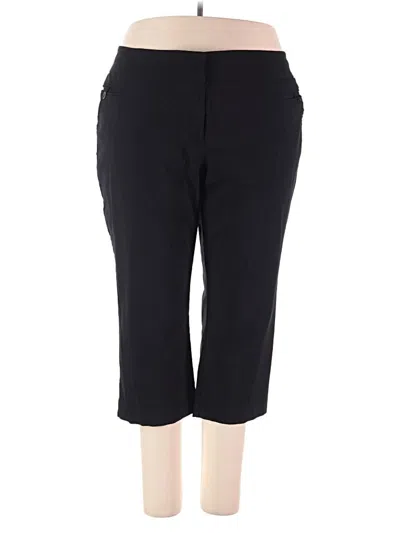 Pre-owned Lane Bryant Dress Pants In Black