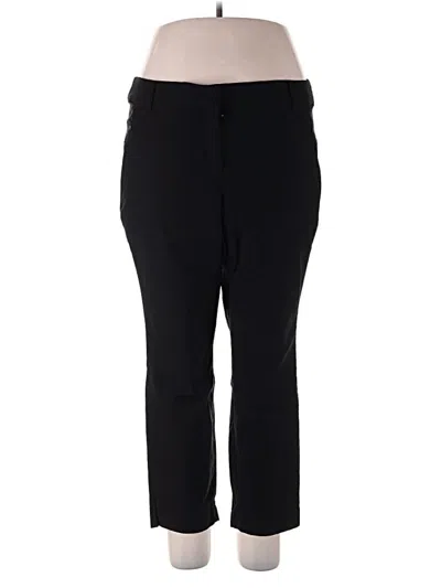 Pre-owned Lane Bryant Dress Pants In Black