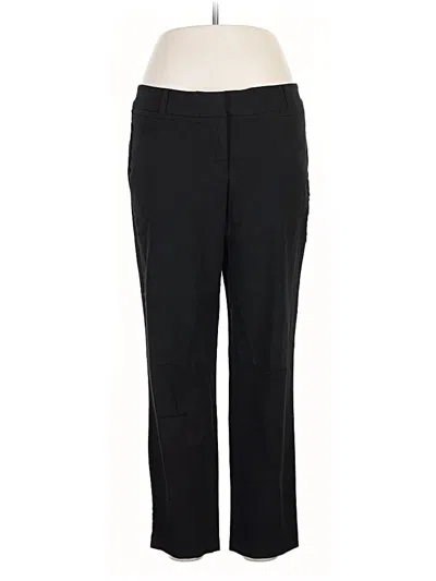 Pre-owned Lane Bryant Dress Pants In Black