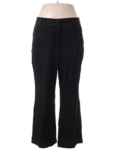 Pre-owned Lane Bryant Dress Pants In Black