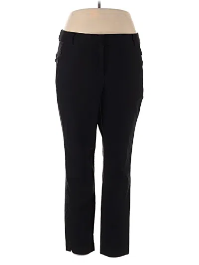 Pre-owned Lane Bryant Dress Pants In Black