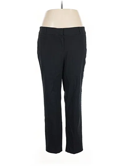 Pre-owned Lane Bryant Dress Pants In Black