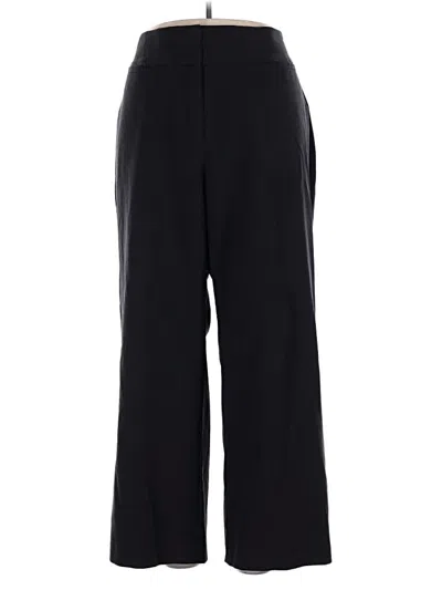 Pre-owned Lane Bryant Dress Pants In Black