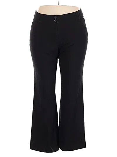 Pre-owned Lane Bryant Dress Pants In Black