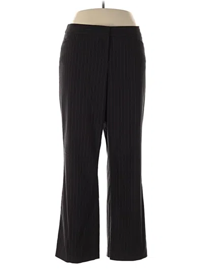 Pre-owned Lane Bryant Dress Pants In Black