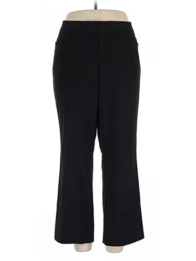 Pre-owned Lane Bryant Dress Pants In Black