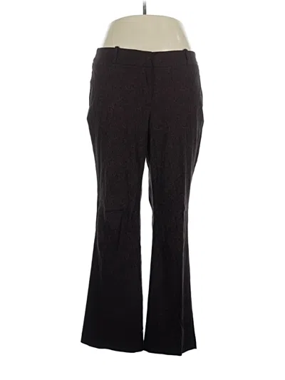 Pre-owned Lane Bryant Dress Pants In Black