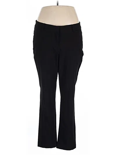 Pre-owned Lane Bryant Dress Pants In Black
