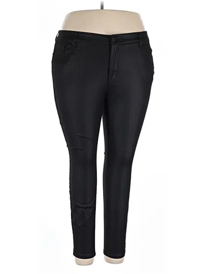 Pre-owned Lane Bryant Dress Pants In Black