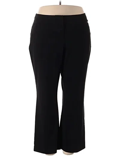 Pre-owned Lane Bryant Dress Pants In Black