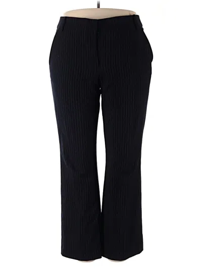 Pre-owned Lane Bryant Dress Pants In Black