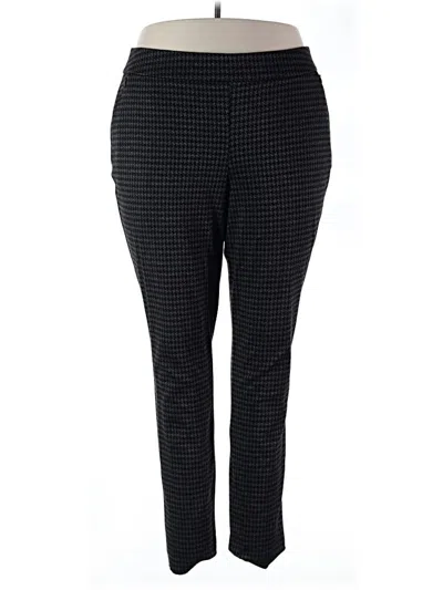 Pre-owned Lane Bryant Dress Pants In Black