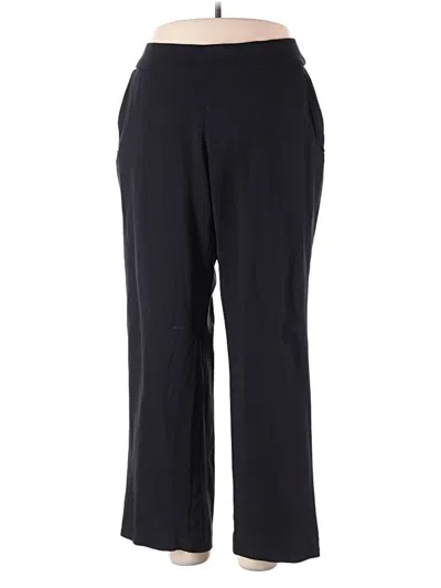 Pre-owned Lane Bryant Dress Pants In Black