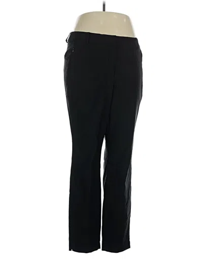 Pre-owned Lane Bryant Dress Pants In Black