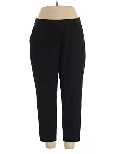 Pre-owned Lane Bryant Dress Pants In Black