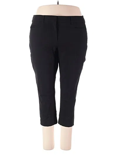 Pre-owned Lane Bryant Dress Pants In Black