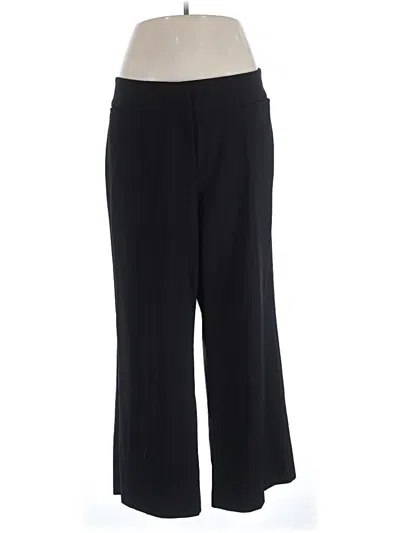 Pre-owned Lane Bryant Dress Pants In Black
