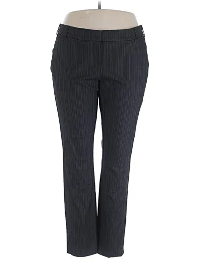 Pre-owned Lane Bryant Dress Pants In Black