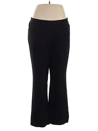 Pre-owned Lane Bryant Dress Pants In Black